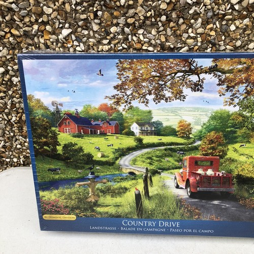 Country Drive Dominic Davidson Eurographics 1000 Piece Jigsaw Puzzle Sealed - Picture 3 of 5