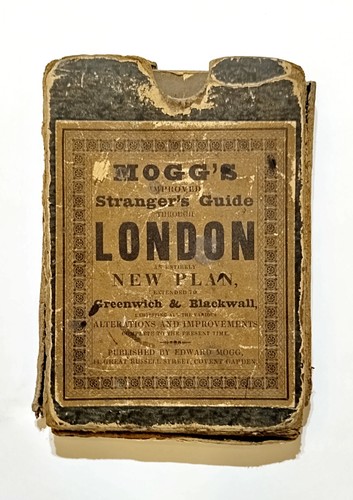 Mogg's Strangers Guide to LONDON extended to Greenwich original antique map 1837 - Picture 6 of 6