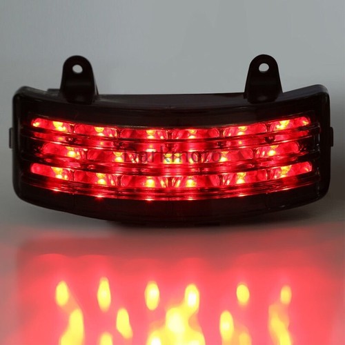 Tri-Bar Rear Fender LED Tail Brake Turn Signal Running Light For Harley Touring - Bild 4 von 9