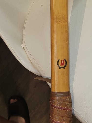 Vintage Bancroft Court Super Winner Schläger mit Holzrahmen Made in USA - Bild 5 von 6