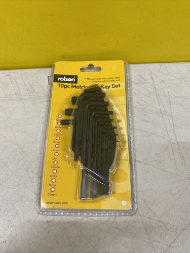 ROLSON 10pc METRIC HEX KEY SET - Picture 14 of 24