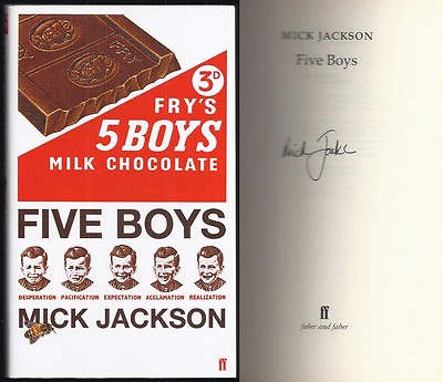 Mick Jackson - Five Boys - Signed - 1st/1st (2001 Faber PB First Edition DJ)