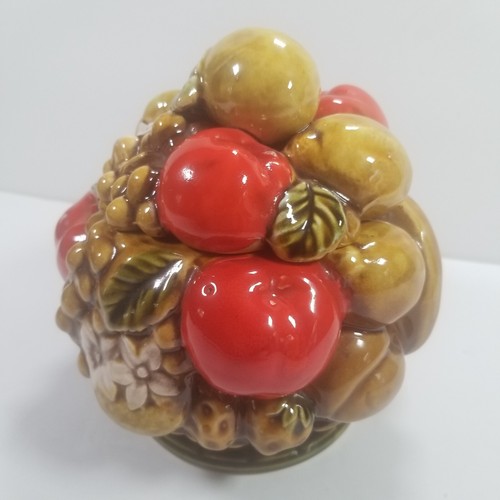 Vintage Ardco Fine Quality Dallas Harvest Fruit Canister Cookie Biscuit Jar - Picture 4 of 14