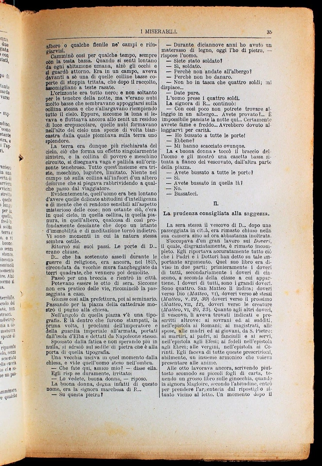 I MISERABILI. VICTOR HUGO. BIETTI, MILANO, FINE '800-INIZIO '900. - Immagine 3 di 4