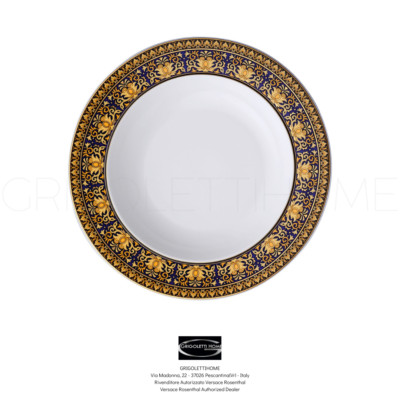 Versace Rosenthal - Medusa Blue - Soup Plates 22 cm - Retailer