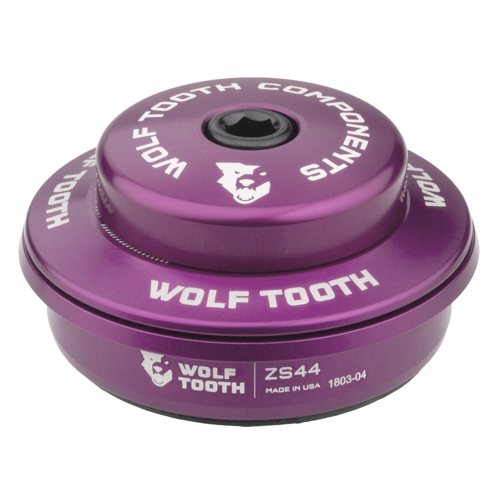 Гарнитура Wolf Tooth Performance ZS - ZeroStack Upper ZS44/28.6, корпус 6 мм, фиолетовый