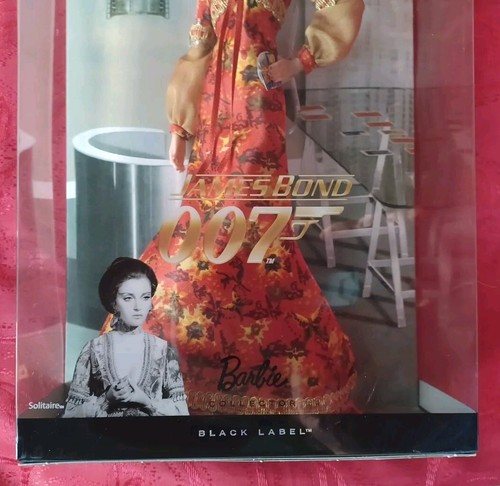 Barbie Puppe James Bond 007 Black Label Adult Collector 2010 "live & let die" Neu in OVP - Bild 8 von 14