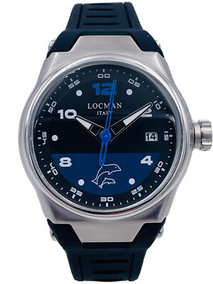 Locman Mare 558KB/395 39mm Wr100m Titanium/Rubber Watch Hot New
