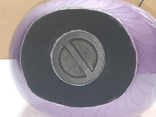 MEILINXU Hand Crafted Large Cremation Teardrop Heart of Love Urn, Elegant Purple - Picture 4 of 5