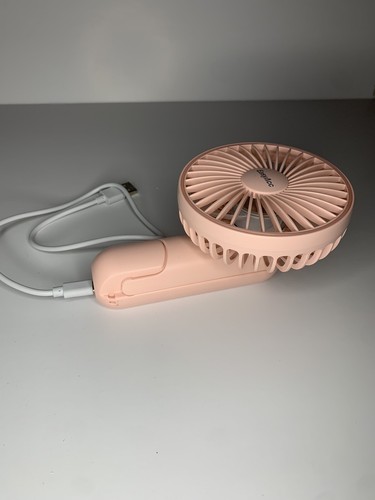 EasyAcc Digital Display Fan Pink New in Box - Picture 3 of 4