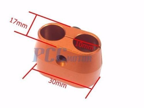Dual Brake Throttle Cable Clamp Holder Organizer Separator Wire Spacer U CS13 - Foto 2 di 4