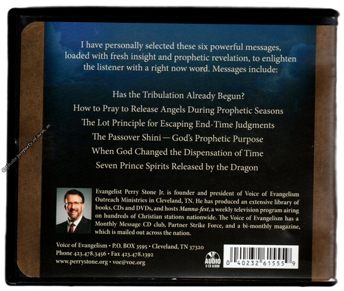 Unlocking God's Prophetic Agenda (6-CD Teachings) By Perry Stone - V.G. Cond. - Picture 2 of 5