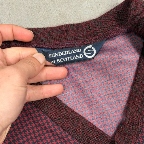 Sunderland of Scotland V-Neck Golf Windbreaker Viscose Jacket Country Club XXL - Picture 5 of 7