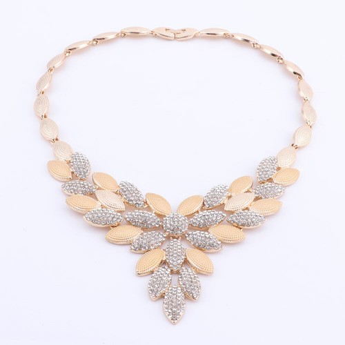 Nigerian Wedding Jewelry Set Fashion African Beads Necklace Sets for Women - Bild 4 von 21