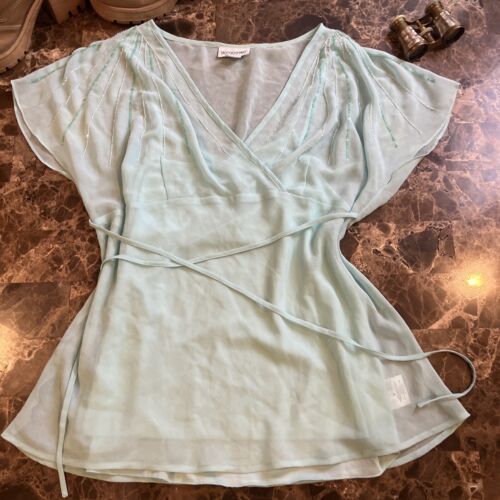 Vintage Y2K 90s Cottegecore Baby Tee Shirt Top Coquette Fairy Grunge Retro L - Picture 3 of 20