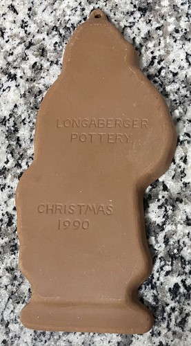 (4) Longaberger Keramik Weihnachtsmann Keksformen - 1990, 1991, 1992, 1993 - Bild 3 von 9