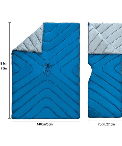 Mydays Outdoor Sleeping Bag Poncho Warm Camping Blanket,Wearable Sleeping Bag - Picture 2 of 6