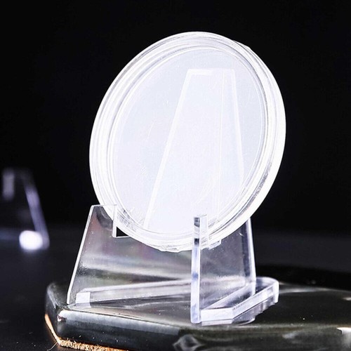 20Pcs Acrylic Stand Coin Display Easel Holder Rack For Collectable Challenge - Picture 3 of 11