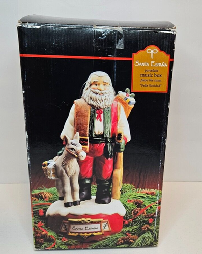 The Heritage Santa Collection ~ SANTA ESPANA ~ Spieluhr ~ spielt Feliz Navidad - Bild 12 von 16