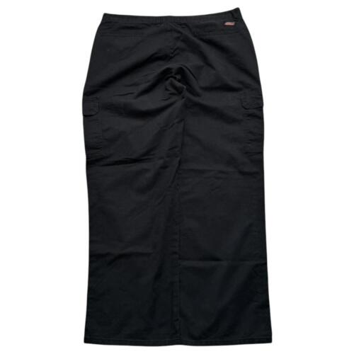 Dickies Men's Black Cargo Pants 38x32 Baggy Wide Leg - Picture 2 of 4