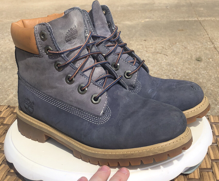 靴 Timberland Timberland Big Kid's Field Boot 15914M Navy/Nubuck/Black