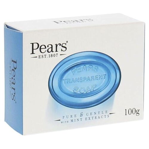 Pears Transparent Soap Bar Pure and Gentle with Mint Extracts 100g - Picture 4 of 4