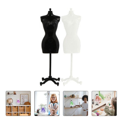 4 pièces présentoir porte robe offres poupée humanoïde cintre mannequin mini