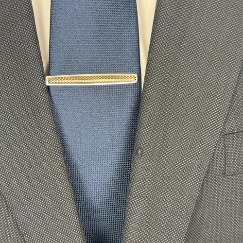 Aquascutum dunkelblau strukturierter Wollanzug 2-teilig Größe 44R W38” L31” - Bild 7 von 11