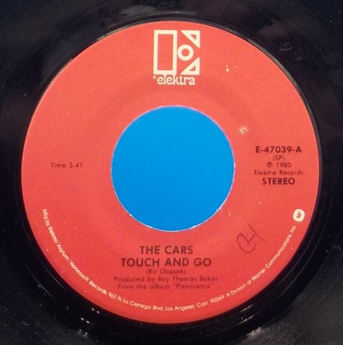 The Cars 45 Touch And Go / Down Boys EX E5 - Picture 2 of 3