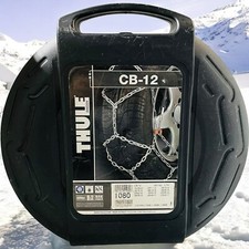 New Thule Cb-12 080 Snow Chains 1 Pair Wpliers Glove Sealed For Tires