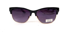 Oscar De La Renta Black & Gold-Tone Square Sunglasses -NWT