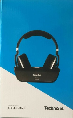 TechniSat StereoMan 2 Radio Headphone 2.4 Ghz Black Free Postage Brand New - Picture 3 of 9