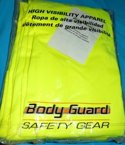 Paquete 3 NUEVO Body Guard SAFETY GEAR Amarillo H-Vis HV280 Camiseta Manga Corta Talla 2XL - Imagen 3 de 3