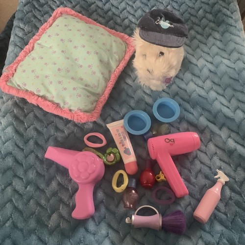 American girl doll Our Generation Dog Coconut Clothes And Accessories Bundle