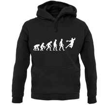Evolution Of Man Handball Unisex Hoodie - Beach - Sport - Team - Gift