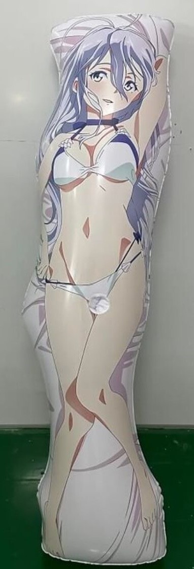 Double Sided! Anime inflatable ride-on beach ball with hole! 160cm63"-892030C2S