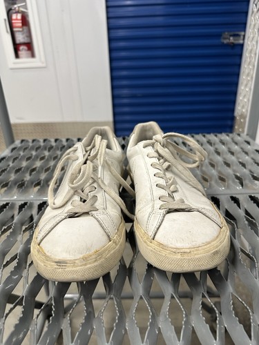 Zapatilla deportiva VEJA Esplar de cuero blanco con cordones para mujer’s 9 - Imagen 2 de 7
