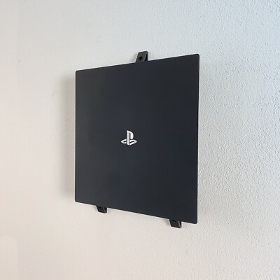 Wandhalterung Halter Ständer kompatibel mit Sony PlayStation 4 Pro PS4 Pro