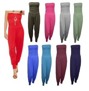 bandeau harem jumpsuit