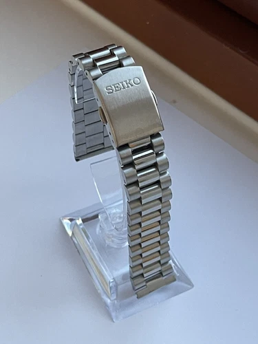 Seiko jubilee 18mm strap bracelet stainless steel with straight lug ends BARGAIN - Picture 6 of 9