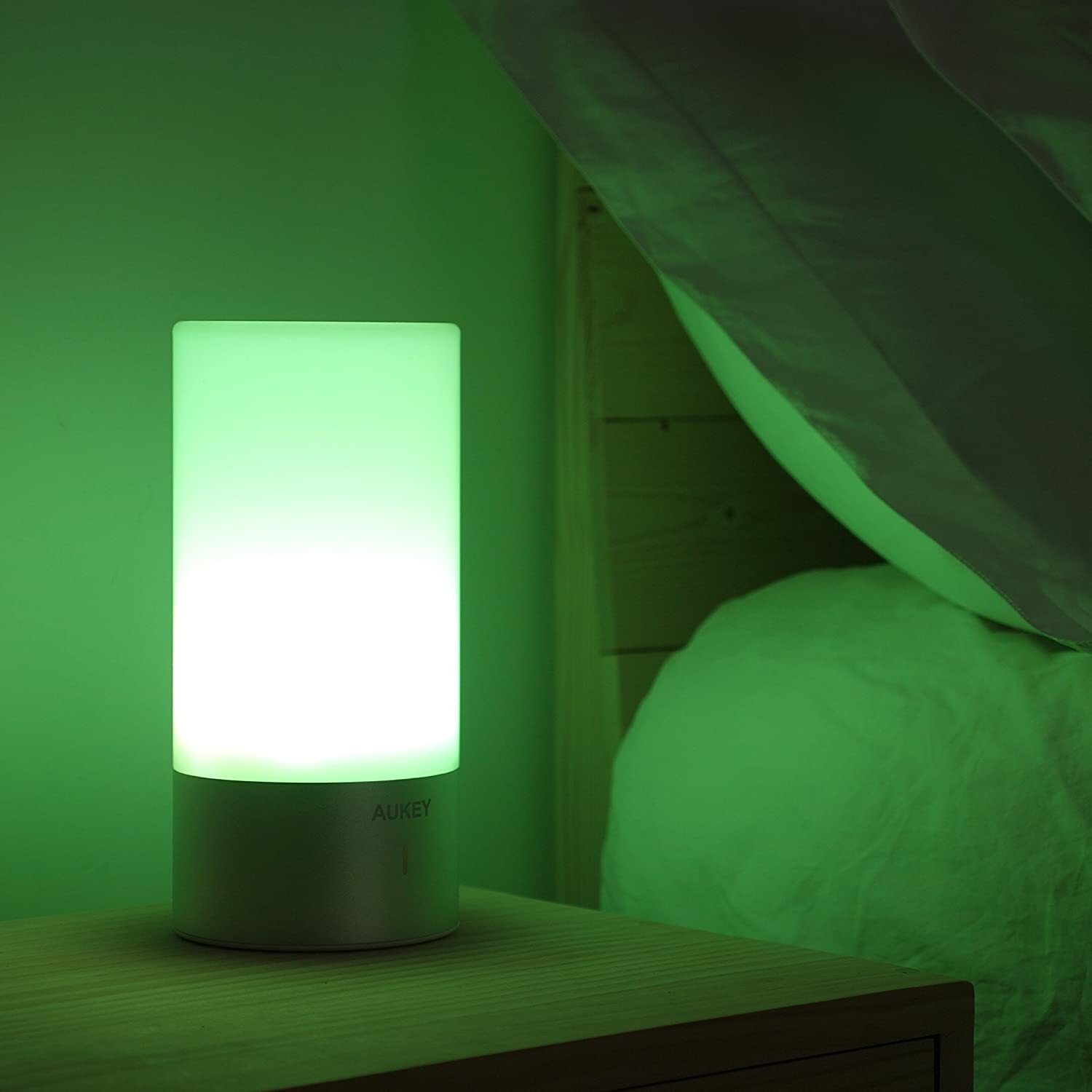 Aukey Lampe de chevet LED Éclairage D’ambiance Contrôle Tactile À 360 ̊ 3 Aukey Lampe de chevet LED Éclairage D’ambiance Contrôle Tactile À 360 ̊ 3
