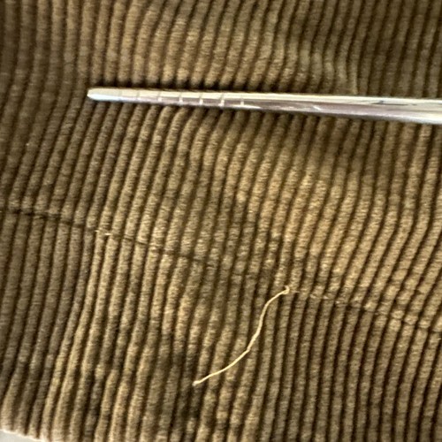 2 x Ralph Lauren Standard Pillow Shams Brown Corduroy Made in USA "AS IS" - Picture 8 of 19