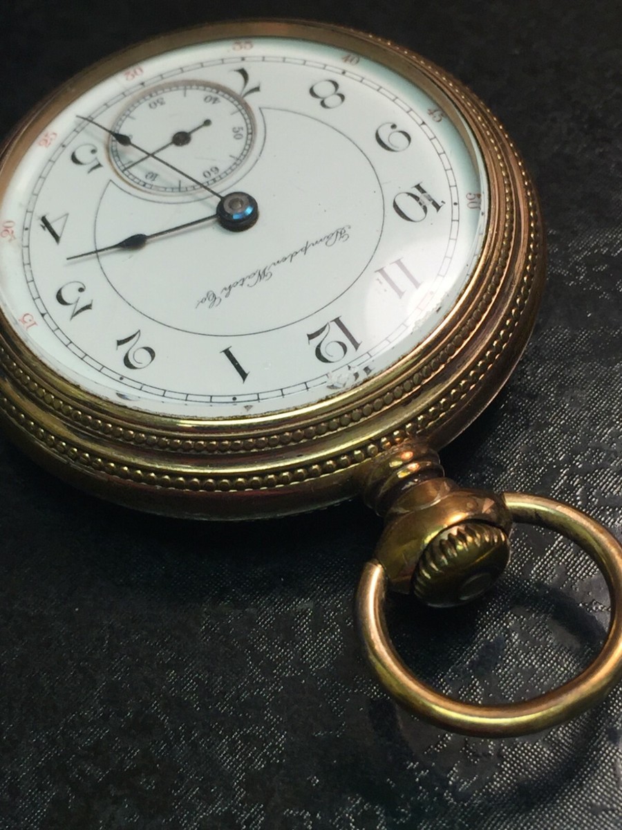 1904 Hampden Dueber Railroad Grade Pocket Watch 18s 15j Model 3