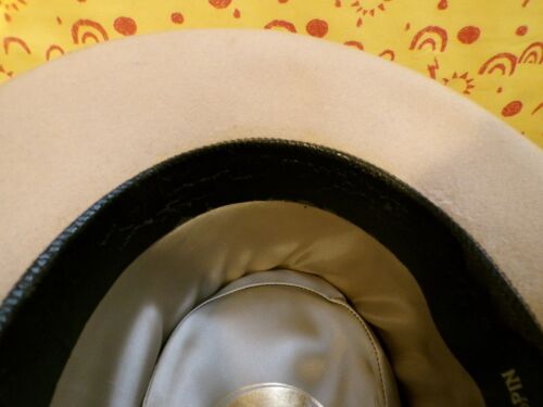 DESIGNER COLLECTION Aspin Vintage Herren 100% Wolle Fedora Beige Größe L - Bild 13 von 15