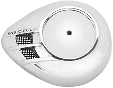S & S Cycle - Stealth Air Cleaner Covers 170-0118 Chrome Air Stream Harley