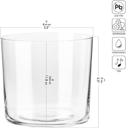 Apfelwein Wassersaft Gläser | 6er Set | 12 flüs oz | Mixology Kollektion | Ideal... - Bild 2 von 16
