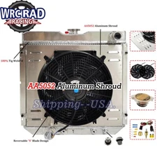 Aluminum Radiator Shroud Fan For 1969-1973 Ford Mustang Falcon Maverick V8 #339