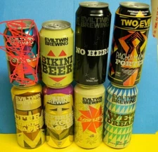 "1" CRAFT TWO ROADS EVIL TWIN 12 16 OZ. BEER CANS STRATFORD CONNECTICUT BIKINI