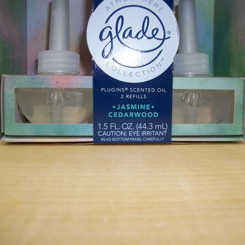 2 Refills Glade No 1 Enraptured Atmosphere PlugIns Scented Oil Jasmine Cedarwood - Picture 3 of 17