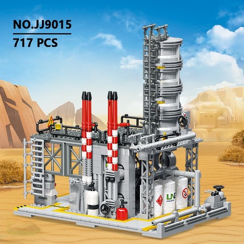 MISINI Architecture M6014 City Chemical Plant Building Set, Contains: Gas Tra... - Picture 5 of 7